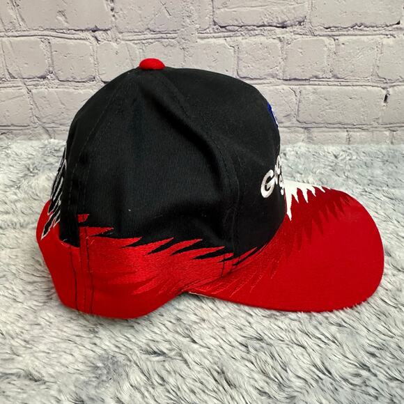 Dale Earnhardt Goodwrench Service Racing GM Black Red White Hat Adjustable Chase - Picture 3 of 7